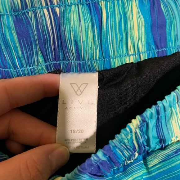 Livi atlethics blue and yellow shorts - Picture 3 of 3